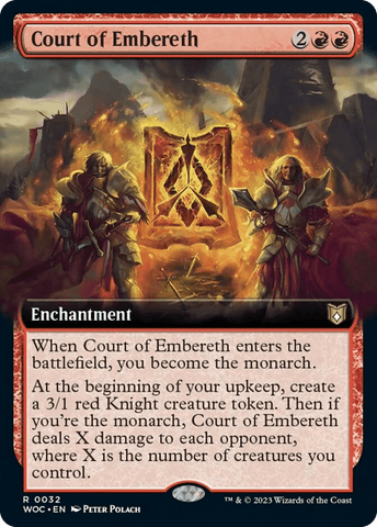 Court of Embereth (Extended Art) [Wilds of Eldraine Commander]