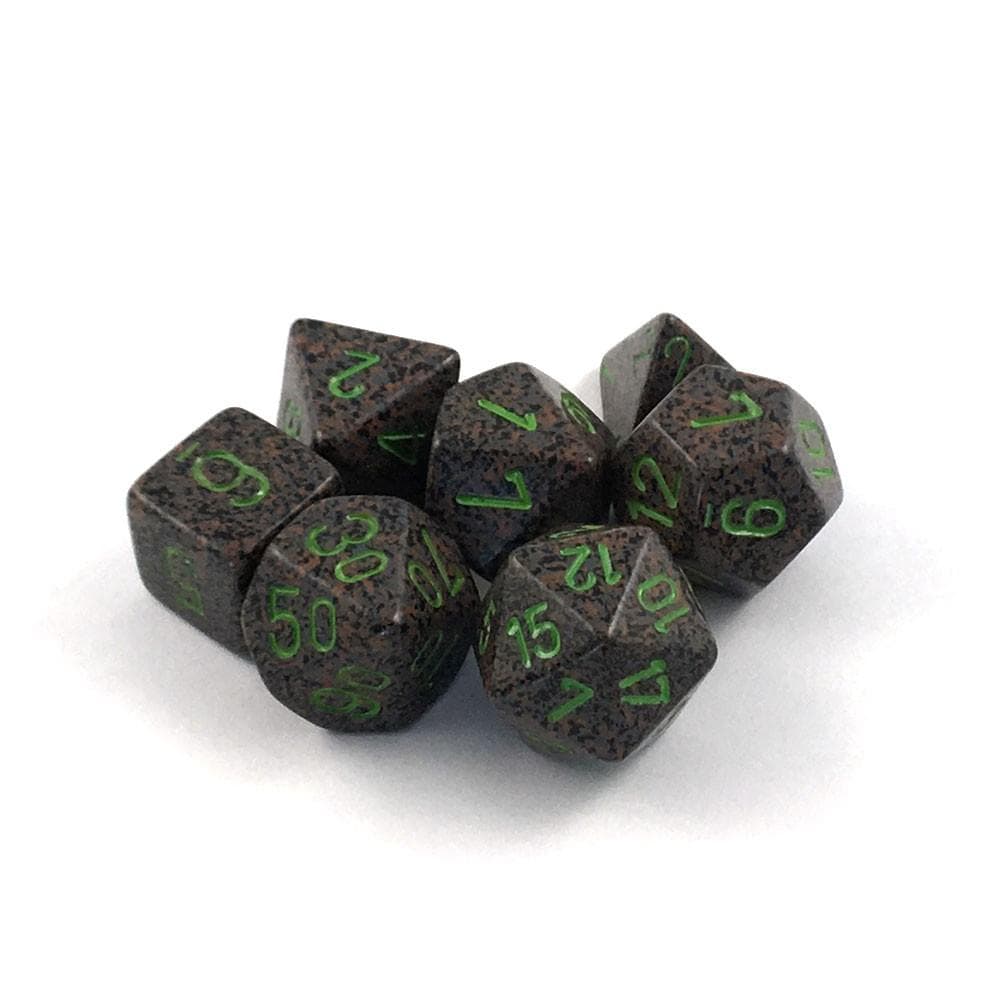 Chessex | Polyhedral Dice Set | Acrylic | Speckled Earth (CHX 25310)