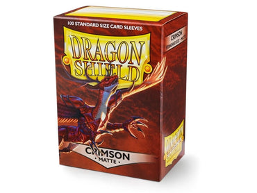 Sleeves - Dragon Shield - Box 100 - Crimson MATTE