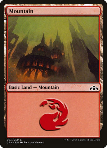 Mountain (263) [Guilds of Ravnica]