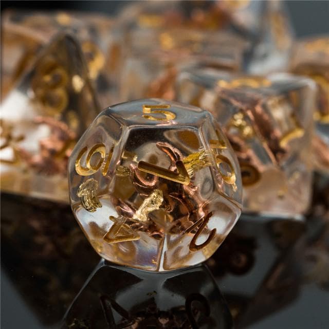 RPG Dice | "Paladin's Helm" | Set of 7