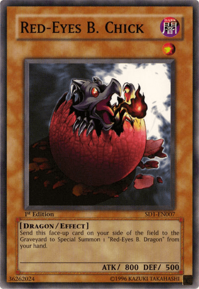 Red-Eyes B. Chick [SD1-EN007] Common