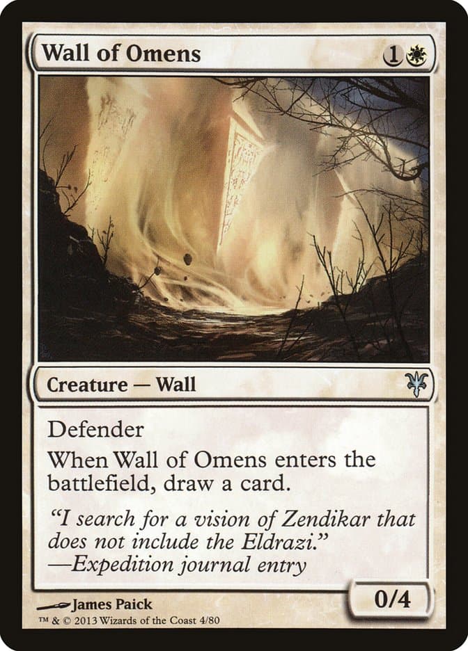 Wall of Omens [Duel Decks: Sorin vs. Tibalt]
