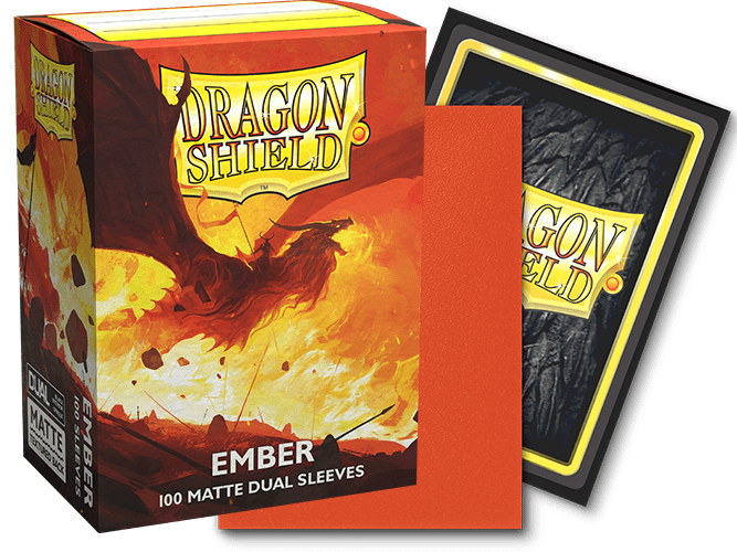 Dragon Shield | Standard Size Sleeves | 100ct | Ember (Dual Matte)