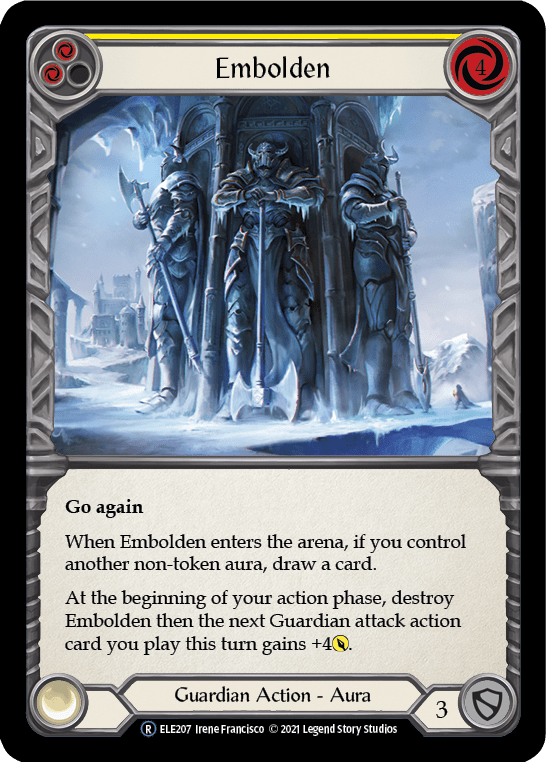 Embolden (Yellow) [U-ELE207] Unlimited Rainbow Foil