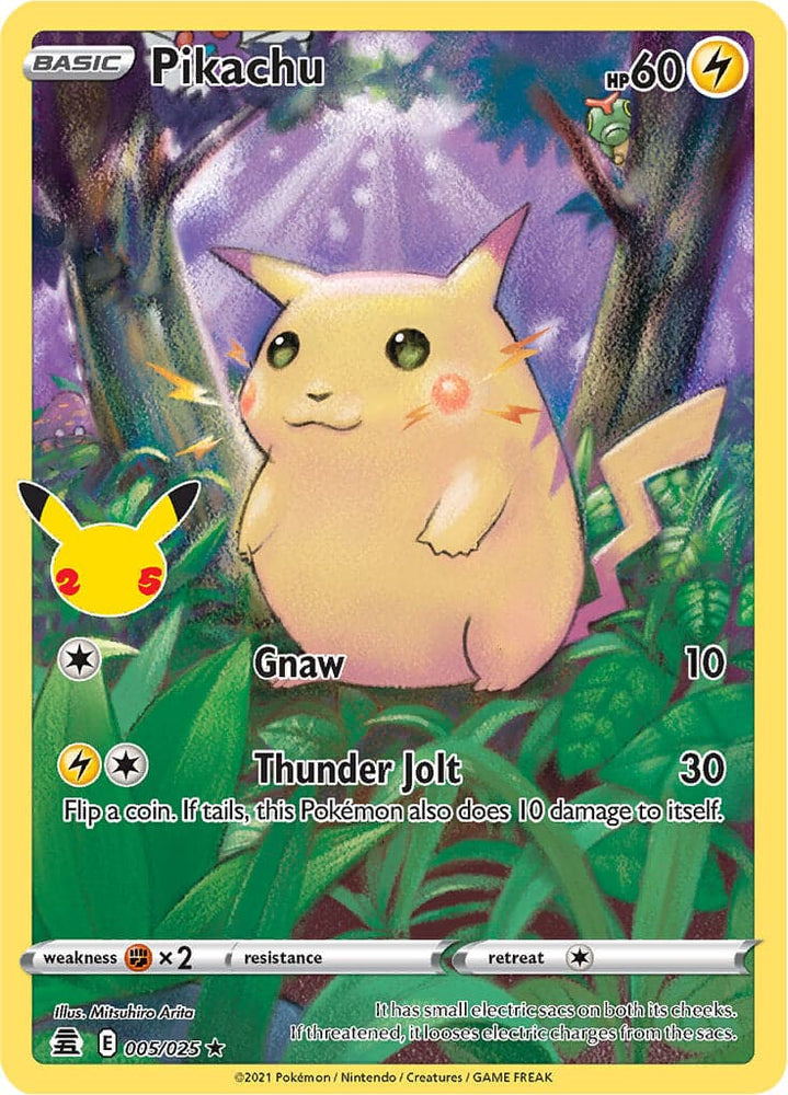 Pikachu (005/025) [Celebrations: 25th Anniversary]