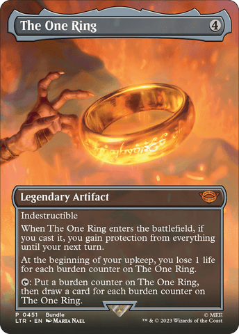 The One Ring (Borderless Alternate Art) [The Lord of the Rings: Tales of Middle-Earth]