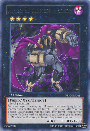 Number 80: Rhapsody in Berserk [PRIO-EN045] Rare