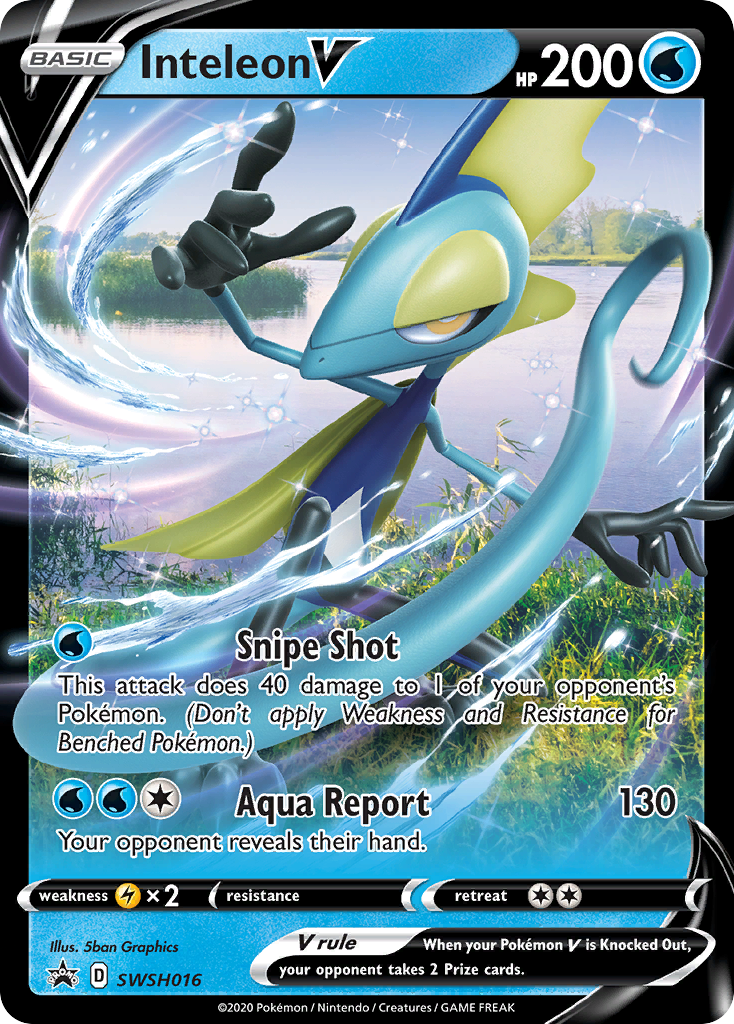 Inteleon V SWSH016 SWSH016- Jumbo Cards Holofoil