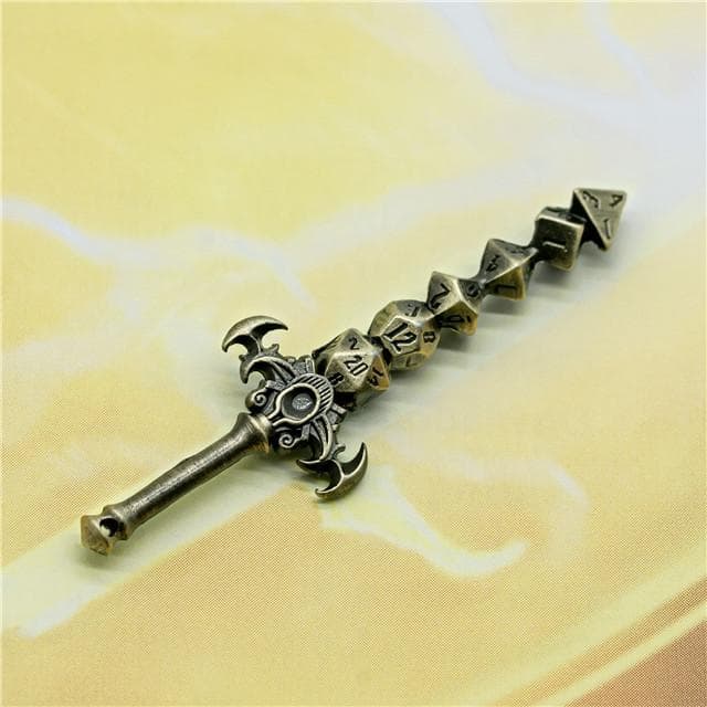 Pendant | "Holy Avenger" Dice Sword | Bronze