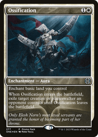 Ossification (Promo Pack) [Phyrexia: All Will Be One Promos]