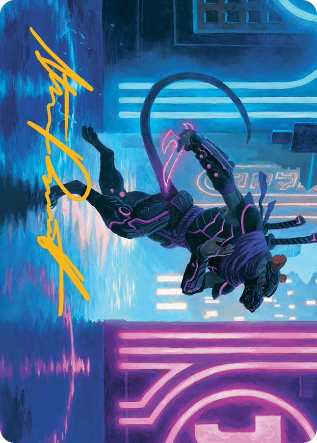 Nezumi Informant Art Card (Gold-Stamped Signature) [March of the Machine Art Series]