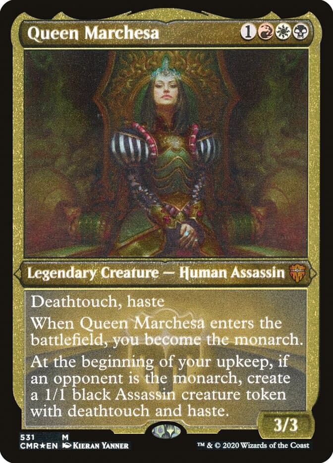 Queen Marchesa (Etched) [Commander Legends]