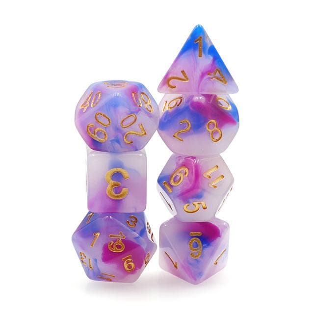 RPG Dice | "Sorcerous Jade" | Set of 7