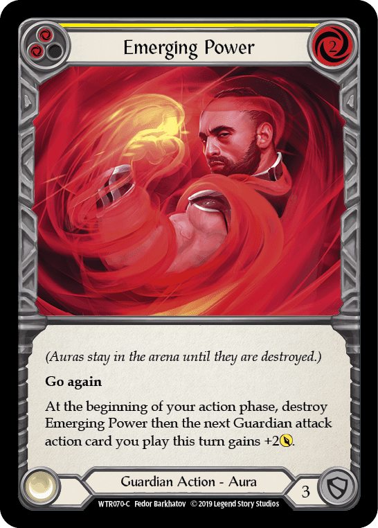 Emerging Power (Yellow) [WTR070-C] (Welcome to Rathe)  Alpha Print Rainbow Foil