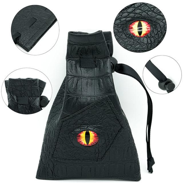 Dice Bag | "Dragon's Eye" | Fire Red (A03)