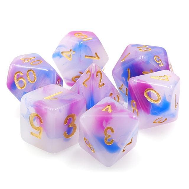 RPG Dice | "Sorcerous Jade" | Set of 7