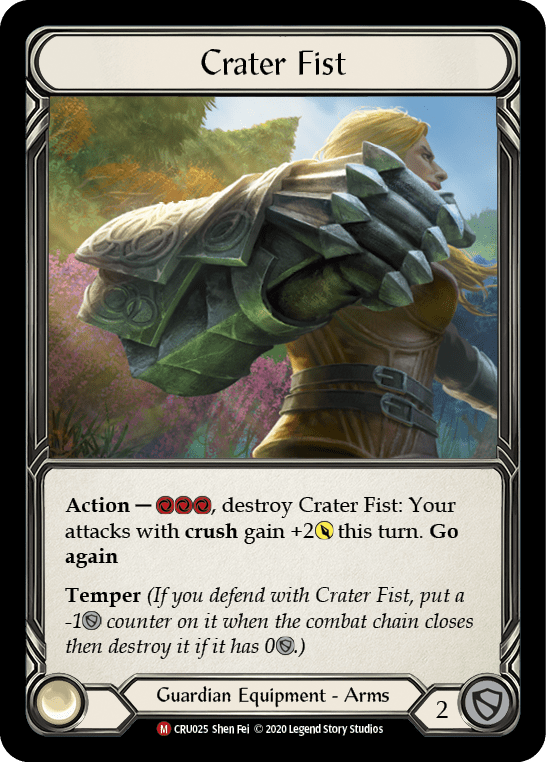 Crater Fist [CRU025] (Crucible of War)  1st Edition Normal