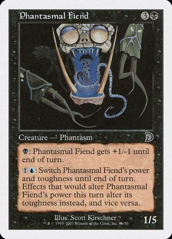 Phantasmal Fiend (Black Background) [Deckmasters]