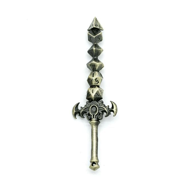 Pendant | "Holy Avenger" Dice Sword | Bronze