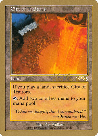 City of Traitors (Kai Budde) [World Championship Decks 1999]