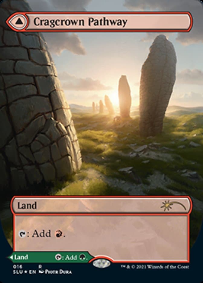 Cragcrown Pathway // Timbercrown Pathway (Borderless) [Secret Lair: Ultimate Edition 2]