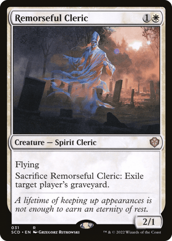 Remorseful Cleric [Starter Commander Decks]