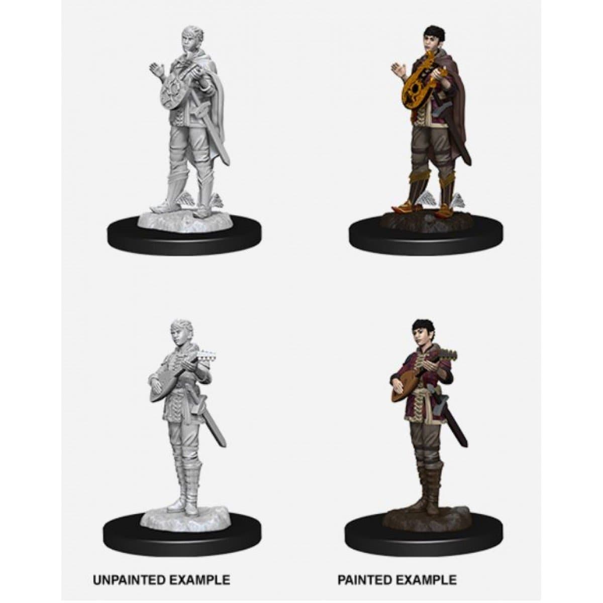 D&D Nolzur's Marvelous Miniatures | Half Elf Bard (Female - A)
