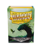 Dragon Shield | Standard Size Sleeves | 100ct | Emerald (Matte)