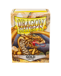 Dragon Shield Matte Sleeves | Standard Size | 100ct Gold