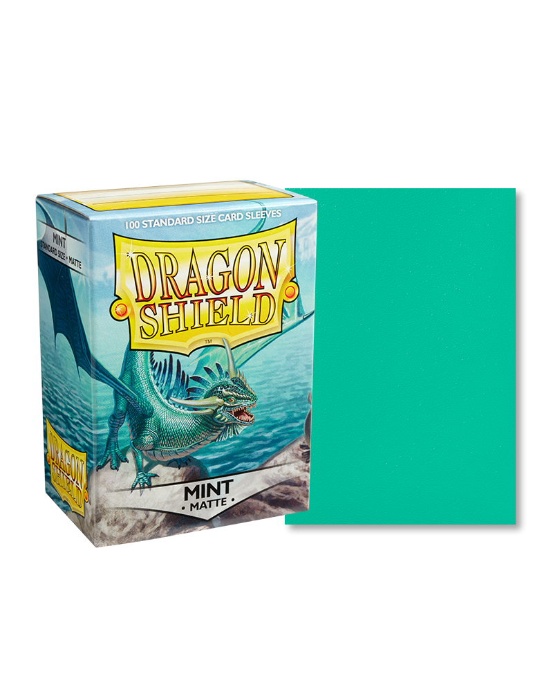 Dragon Shield | Standard Size Sleeve | 100ct | Mint (Matte)