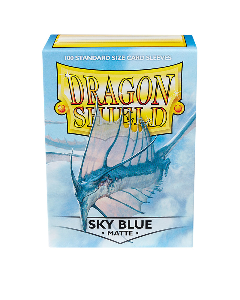 Dragon Shield | Standard Size Sleeve | 100ct | Sky Blue (Matte)