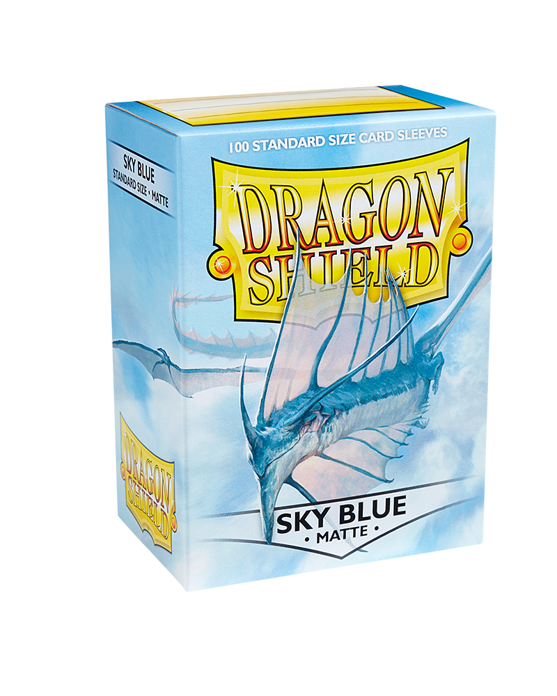 Dragon Shield | Standard Size Sleeve | 100ct | Sky Blue (Matte)