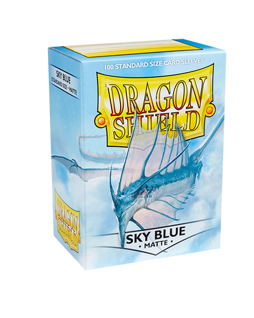 Dragon Shield Matte Sleeves | Standard Size | 100ct Sky Blue