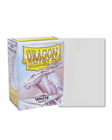 Dragon Shield Matte Sleeves | Standard Size | 100ct White
