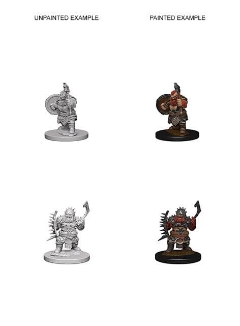 Pathfinder Battles: Deep Cuts Miniatures | Male Dwarf Barbarian