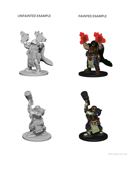 D&D Nolzur's Marvelous Miniatures |  Dwarf Cleric (Male - C)