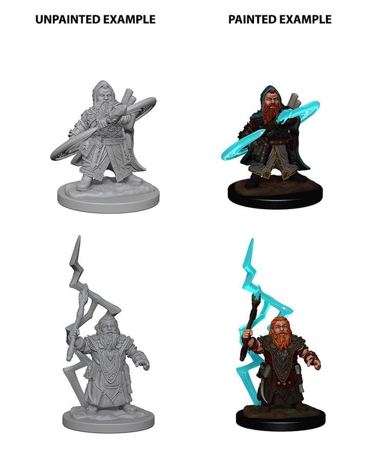 Pathfinder Battles: Deep Cuts Miniatures | Dwarf Male Sorcerer
