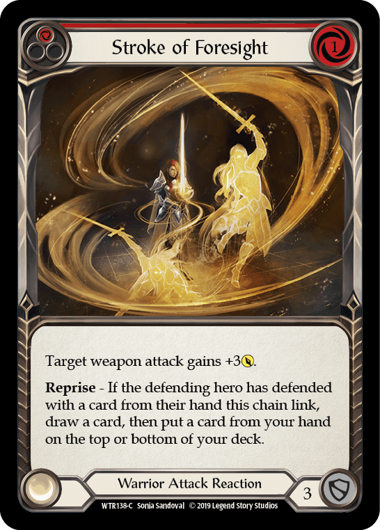 Stroke of Foresight (Red) [WTR138-C] (Welcome to Rathe)  Alpha Print Rainbow Foil