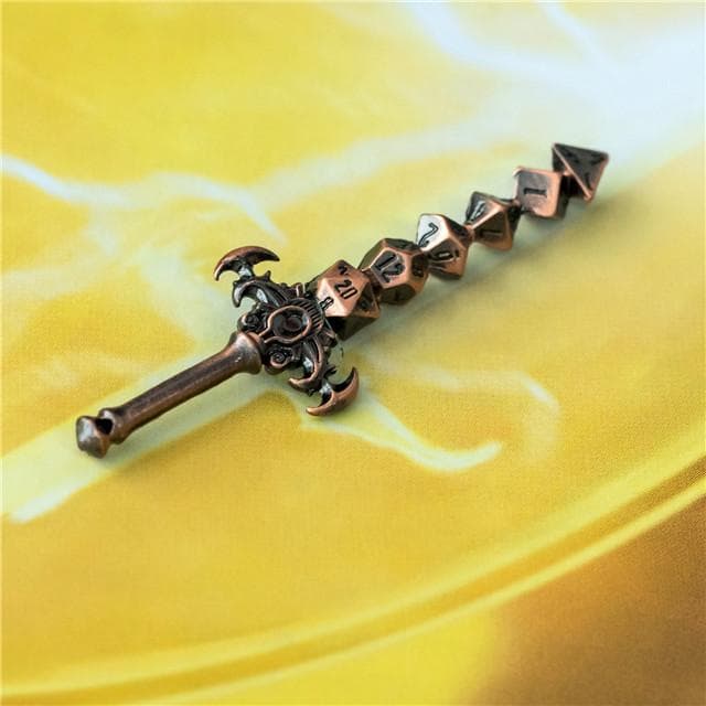 Pendant | "Holy Avenger" Dice Sword | Copper