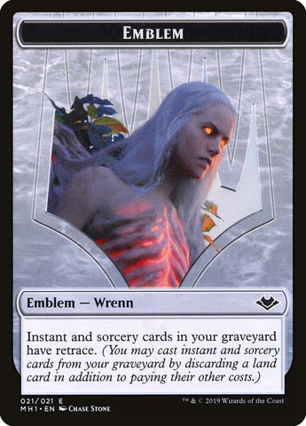 Soldier (004) // Wrenn and Six Emblem (021) Double-Sided Token [Modern Horizons Tokens]