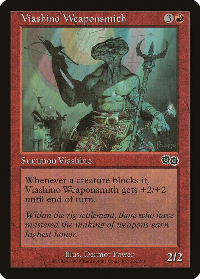Viashino Weaponsmith [Urza's Saga]