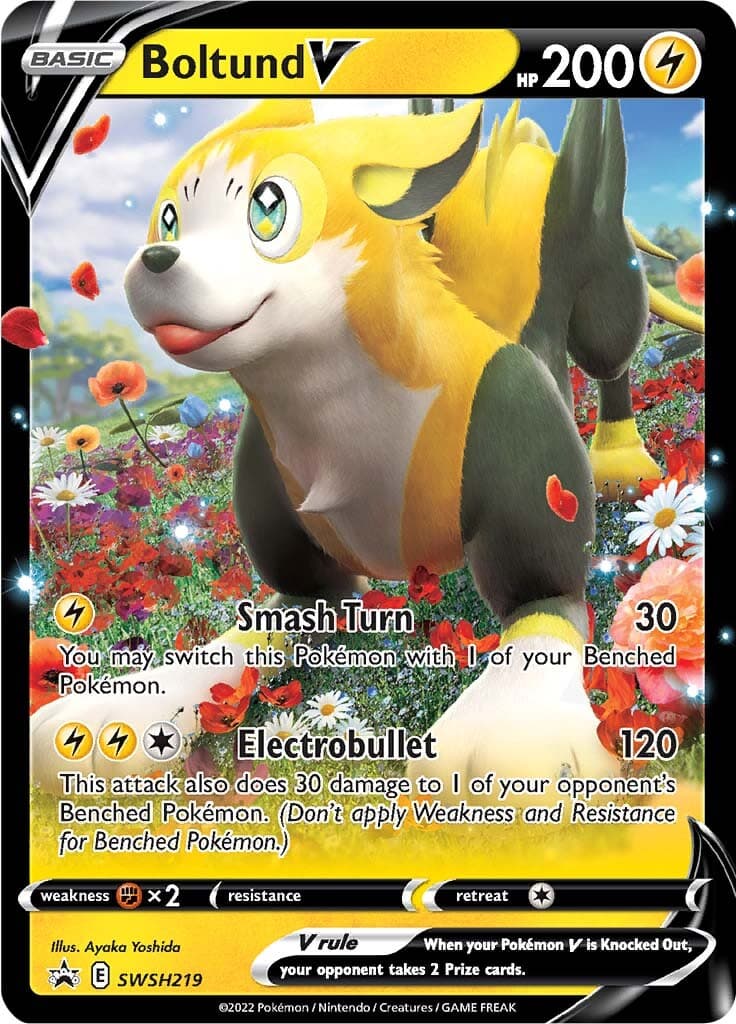 Boltund V SWSH219- Jumbo Cards Holofoil