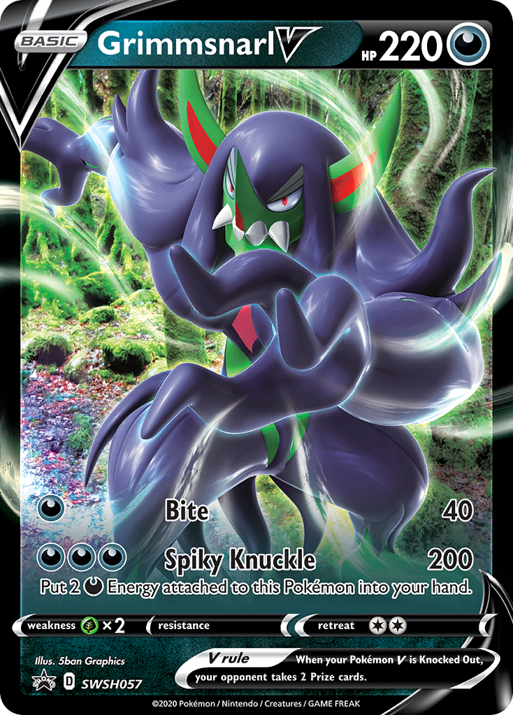 Grimmsnarl V SWSH057/307 - SWSH Sword & Shield Promo Cards Holofoil