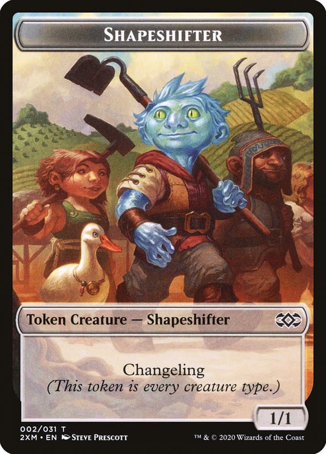Elemental // Shapeshifter Double-Sided Token [Double Masters Tokens]