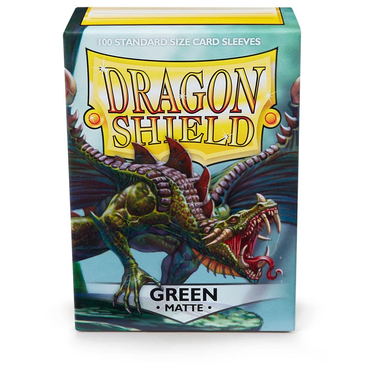 Dragon Shield | Standard Size Sleeves | 100ct | Green (Matte)
