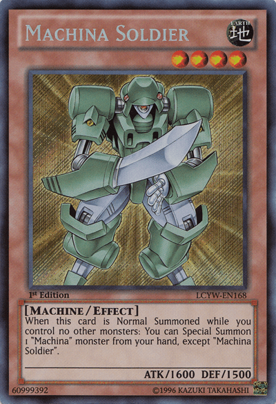 Machina Soldier [LCYW-EN168] Secret Rare