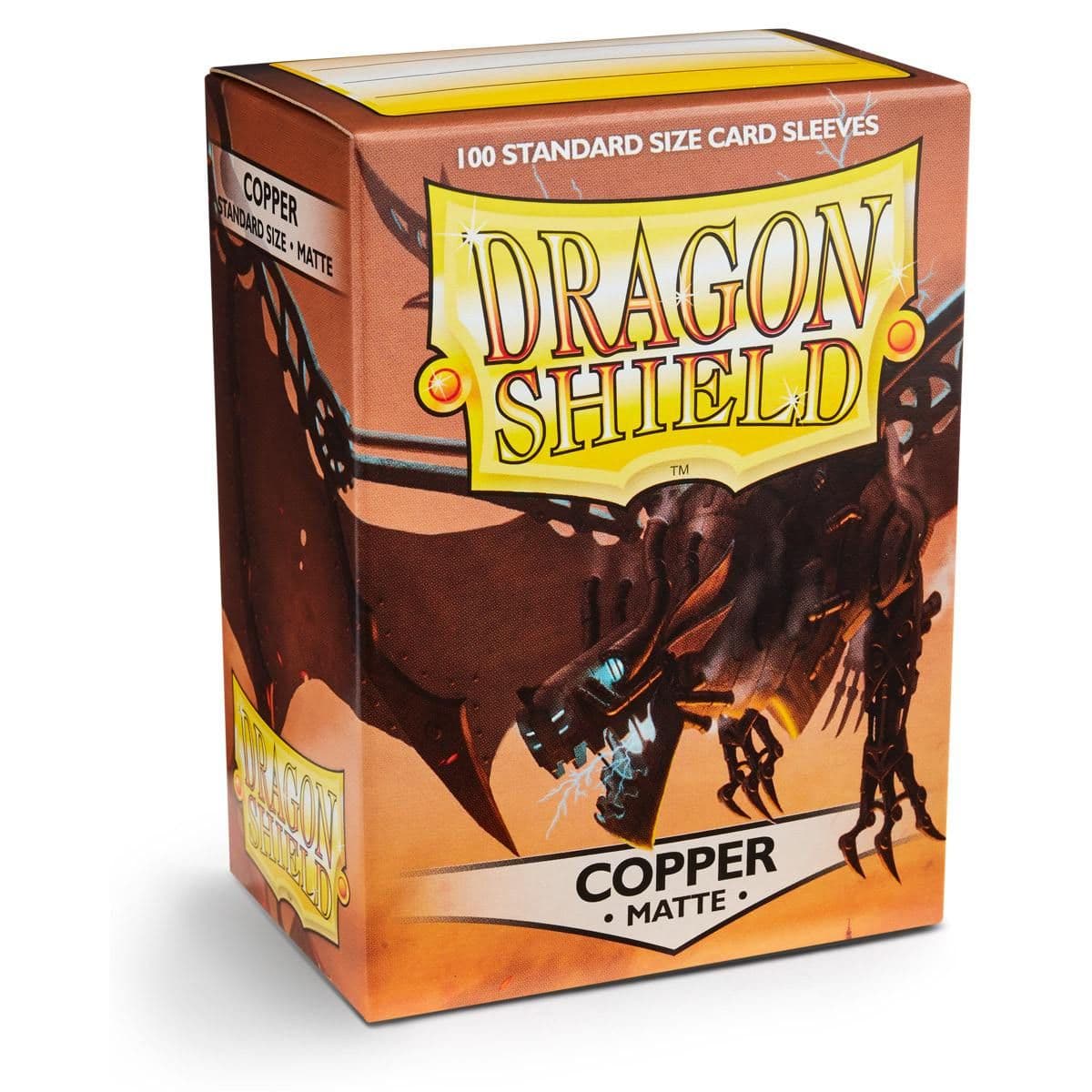 Dragon Shield | Standard Size Sleeves | 100ct | Copper (Matte)