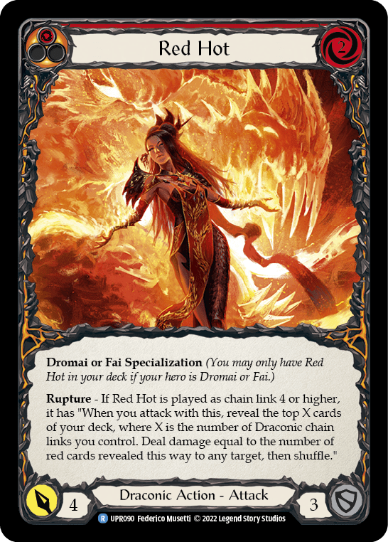 Red Hot [UPR090] (Uprising)  Rainbow Foil