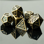 Polyhedral Dice Set | Metal | Mini Bronze | Set of 7 (D1002)